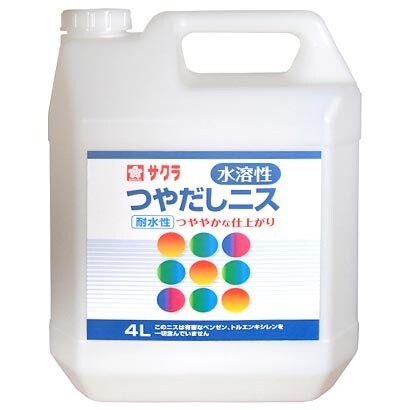 サクラつやだしニス 4L KV4000