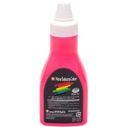 ニューサクラカラー ポリチューブ入り 200ml 蛍光ピンク ETPW200P#320