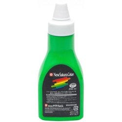 ニューサクラカラー ポリチューブ入り 200ml 蛍光グリーン ETPW200P#329