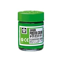 ポスターカラー 30ml 蛍光グリーン PW30ML#329
