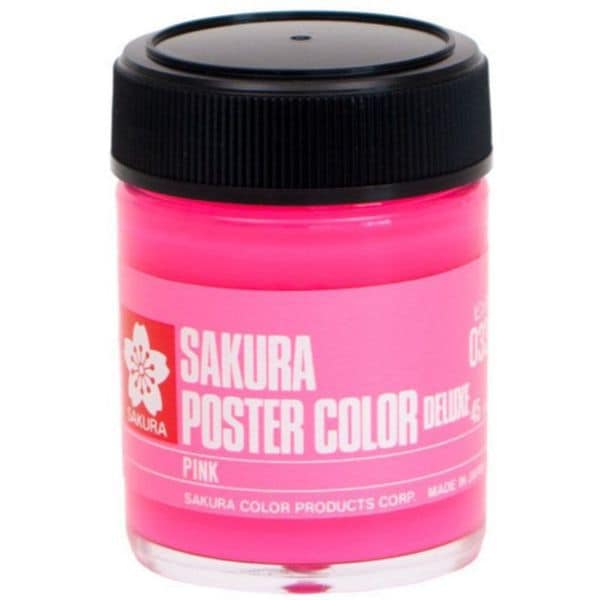 ポスターカラー デラックス 45ml ピンク PWD45ML#033