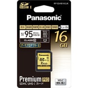 16GB SDHCメモリーカード UHS-I 読み出し95MB/秒 RP-SDAB16GJK