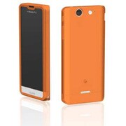EPA10-002OR [Ultra Slim Smooth Silicone Case for Xperia SX Orange]