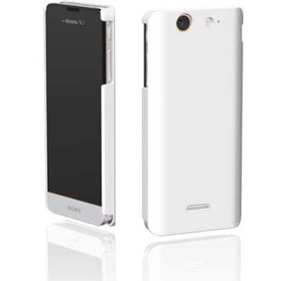 EPA10-004SIL [Velvet Case for Xperia SX Silver]