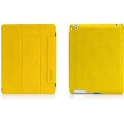 LeatherLOOK with Front cover for iPad(第4・3世代)/iPad 2  イエロー TUN-PD-000114