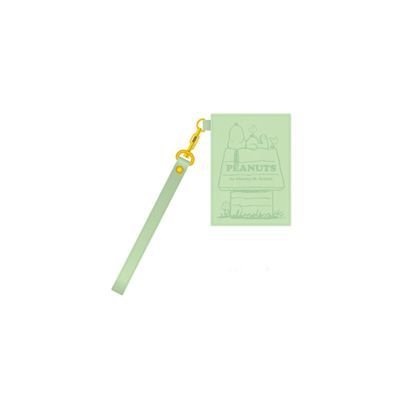 パスケース スヌーピー犬小屋 MGR/合皮 P-11280