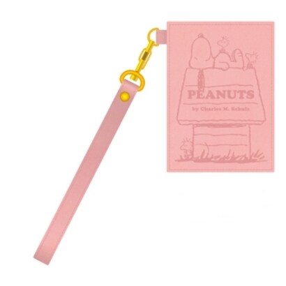 パスケース スヌーピー犬小屋 PK/合皮 P-11283