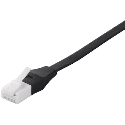 ツメの折れないLANケーブル カテゴリー6a ストレート フラットタイプ 5m ブラック BSLS6AFU50BK