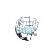 バスケットクッション大人用 bikke ドット柄・ブルー BK-BIKA B404030B-W