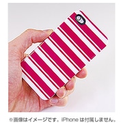 Ri4-IMD002 [iPhone 4S/4用 ハードケース ボーダー柄 アカ]
