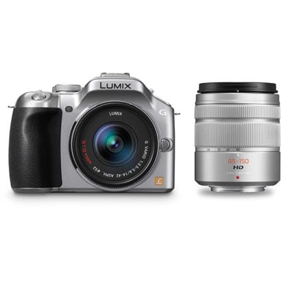 DMC-G5W-S [デジタル一眼カメラ　LUMIX(ルミックス)　ダブルレンズキット　ソリッドシルバー]