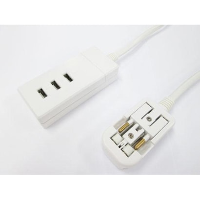 海外用マルチ変換タップUSB3ポート HPM6USB3WH