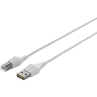 “どっちもUSBケーブル” どっちもUSBコネクター採用 USB2.0ケーブル（A to B） 3.0mホワイト BSUABDU230WH
