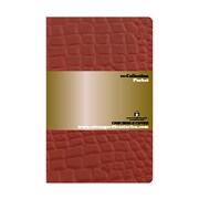 Pocket Cover ”CROCODILE” Bordeaux RCP-B3-04