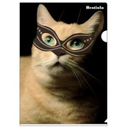 A4クリアホルダー Bestiola キャットBK BTL-32-03