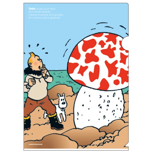 TINTIN A4クリアホルダー ナガレボシ TCH-FR-006