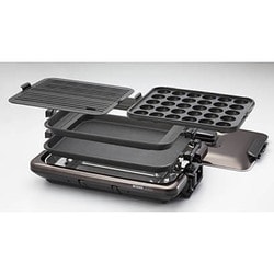 ヨドバシ.com - タイガー TIGER ホットプレート「これ1台」 3枚プレート ブラウン CPV-T130 T 通販【全品無料配達】