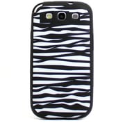 ゼブラ柄 aglowDESIGN GALAXY S3 SC-06D用シリコンケース