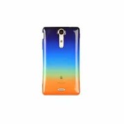 Xperia GX用TPUソフトケース 染 SO・ME オーロラ
