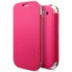 SPIGEN SGP Galaxy S3 レザーケース フォリオ アザレア・ピンク SGP09221