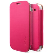 SPIGEN SGP Galaxy S3 レザーケース フォリオ アザレア・ピンク SGP09221