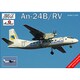 1/144 AM14641 アントノフAn-24B/ RV双発旅客機ウクライナ航空 [プラモデル]