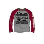 トミカ 働く車シルエット 長袖Tシャツ 杢グレー 110 [子供服]