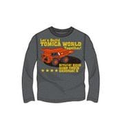 トミカ リジットダンプカー 長袖Ｔシャツ チャコール グレー 120 [子供服]