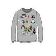 トミカ ハイパービルダー 長袖Ｔシャツ ライトグレー 110 [子供服]
