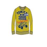 トミカ 四輪バイク 裏起毛トレーナー イエロー 130 [子供服]