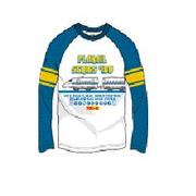 プラレール Ｎ700系新幹線 袖ｐｔ長袖Tシャツ シロ 100 [子供服]