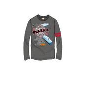 プラレール みずほ・さくらｐｔ 長袖Tシャツ チャコール グレー 110 [子供服]