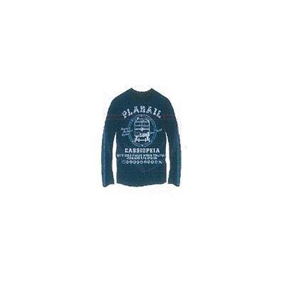 プラレール カシオペア線画 長袖Tシャツ ネイビー 100 [子供服]