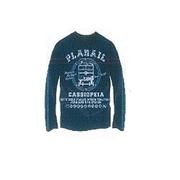 プラレール カシオペア線画 長袖Tシャツ ネイビー 120 [子供服]