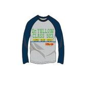 プラレール ドクターイエローｐｔ 長袖Tシャツ 杢グレー 110 [子供服]