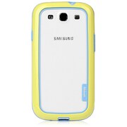 メトロブロックケースGalaxySIII ソフトYE/BL
