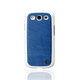 GALAXY S3 SC-06D/GALAXY S3 α SC-03E用 リアルウッドケース リアルウッドケース Midnight Blue（ミッドナイトブルーホワイト）