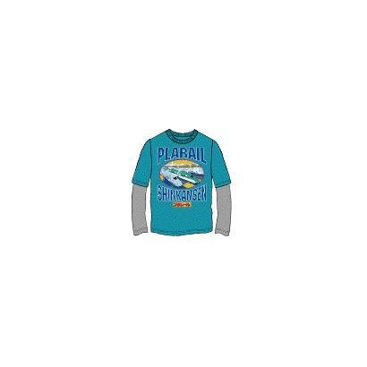 プラレール 重ね着風長袖Tシャツ [ブルー 100cm]