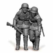 6143 1/72 ドイツ負傷兵フィギュア