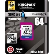 SDXCカード Class10 Pro 64GB 防水モデル KM water proof SDXC10X64GP
