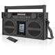 ポータブル ステレオ ブームボックス ドックスピーカー ブラック iHome iP4 SDI-IP4GZJ