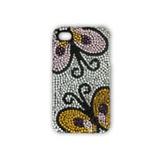 LUX-CRSL-BTFLY-IP4S [Butterfly, Crystal Case for iPhone4/4S]
