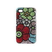 LUX-CRSL-FLWR-IP4S [Flower, Crystal Case for iPhone4/4S]
