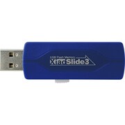 Xiao Slide3 32GB USB2.0/3.0対応フラッシュメモリ ブルー PFU-XS3/32GB