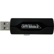 Xiao Slide3 64GB USB2.0/3.0対応フラッシュメモリ ブラック PFU-XS3/64GK
