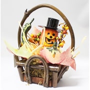 ハロウィン ウッドバスケット アレンジメント