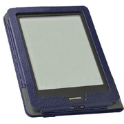 kobo Touch専用レザーケース 液晶保護フィルム付 ネイビー BSTPKBTLNB
