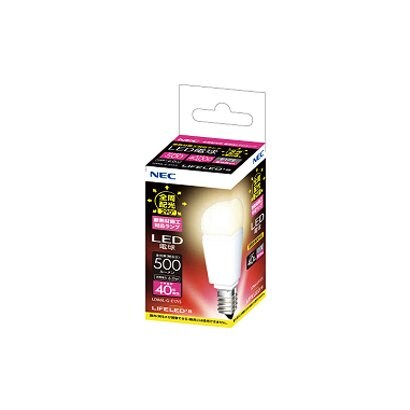 LED電球 E17口金 電球色相当 500lm LIFELED’S LDA6L-G-E17/S