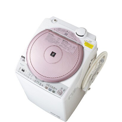 タテ型洗濯乾燥機（8.0kg） ピンク系 ES-TX820-P