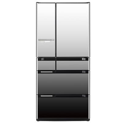 冷蔵庫（670L・ツインドアタイプ） 6ドア プレミアムデザイン クリスタルミラー R-CX6700-X